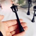 4pcs Mini Street Light Model Post Lights Miniature Street Light DIY Dollhouse Miniature Street Lamp Miniature Artificial Creative Dollhouse Street Light DIY Home Decoration. 
