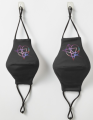 Gaming with Adjustable Ear Loop and Digital Print Face mask Graphics Print Anime mask and flower stylish fashion mask - Mask - Mask. 