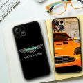 For iphone Aston Martin Sport Car Logo Phone Case For iphone13 12 11 14 Pro Max X XR Mini XS 7 8 plus 2020 Full Coverage Covers Moonlight Shines.