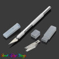 Precision Hobby_Knife, Stainless Steel Cutter Craft_Knife Set With 5 Pieces Blade.
