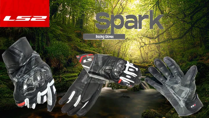 Motor%20Cycle%20Racing%20Hand%20Gloves%20%20LS2%20Spark%20-%20Image%202
