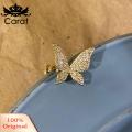 Carat Earring Butterflies Non-pierced Japan Korean Ear Cuff Style. 