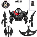 AF321-AF326 Marvel Venom Assemble Movable Doll RIOT CARNAGE Symbiote Mini Action Figure Building Block Model Kids Birthday Gifts Superman. 