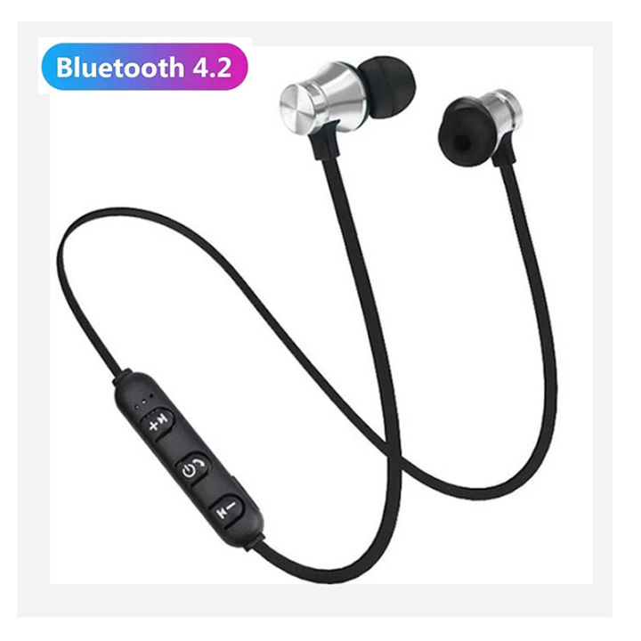 Magnetic Wireless Earphone Bluetooth 4.2 Earphone Stereo Sports Waterproof Earbuds Wireless in-ear Headset with Mic for iphone