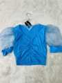 Cotton Crop top Short body and tissu sleeve blouse for Women and girls. 