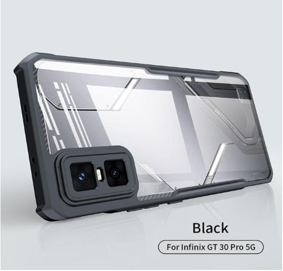 Infinix%20GT%2030%20Pro%205G,%20%5BDroproof%5D%20%5BSweat-Proof%5D%20%5BFingerprint-Proof%5D%20Shockproof%20Protective%20Phone%20Case%20Fits%20Infinix%20GT%2030%20Pro%205G,Black.%20White%20TPU%20Transparent%20-%20Image%202