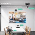 GUCEE G07-4K10X Webcam, 4K HD 10x Optical Zoom Auto Focus Built-in Microphone - Black, EU Plug. 