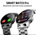 LIGE BW0256 New Bluetooth Call Smart Watch Men Full Touch Sport Fitness Watches Heart Rate Steel Band Smartwatch Android iOS with extra Silicon strap. 
