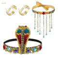 4x Women's Costume Accessories Snake Shaped Headdress Dress up for Carnival Cosplay.