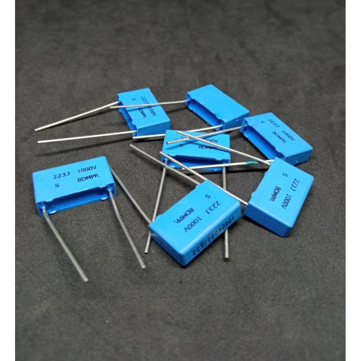 5Pcs- Box Type 22nF Capacitor 223J 1000V Metal Film Capacitor