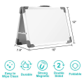 2X Dry Erase Whiteboard 16 Inch X 12 Inch Magnetic Double Sided Desktop Whiteboard Portable Easel with Stand & Holder. 
