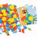 250pcs 3d Puzzles Wooden Toy Kids Geometric Shape Tangram Jigsaw Puzzle Baby Educational Learning Wood Toys For Children Game.