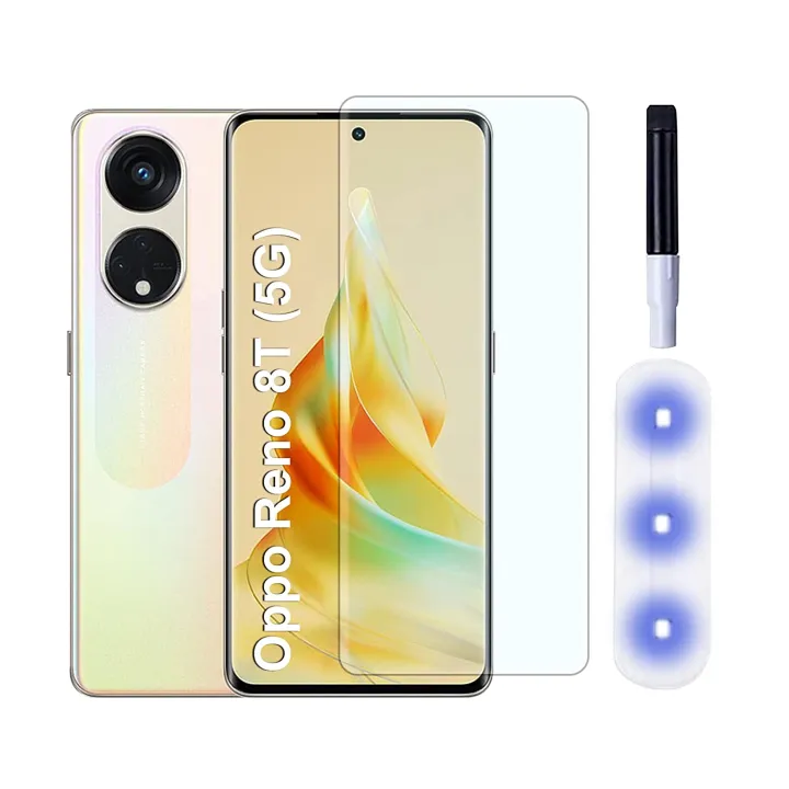 Oppo%20Reno8T%205G%20One%20Minute%20Series%20Premium%20UV%20Screen%20Protector%20with%20Edge%20to%20Edge%20Full%20Coverage%20-%20Image%202