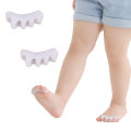 2Pcs=1Pair Finger Spacer Toe Separator Straightener Soft Gel Children Valgus Bunion Corrector Foot Orthotics Adjuster Care Tools. 
