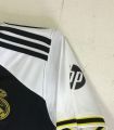 Real Madrid (With Embroidery) Premium Football Jersey Black. 