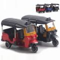 【Trusted】 Home Office Decor Gift for Boy Vehicles Birthday Vehicle Set Car Play Thailand Tricycle Tricycle Tricycle Tricycle Model. 