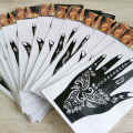 Henna Sticker Mehndi Bridal Tatto Design Waterproof Stencils Reusable 1 Pair = 2 Pieces. 