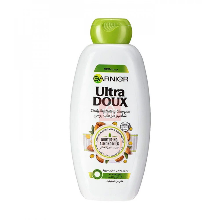 Garnier Ultra Doux Nurturing Almond Milk Daily Hydrating Shampoo - 400ml