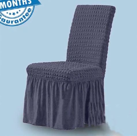 Spandex Elastic Tourkey Chair Cavar 1 pcs - Ash Colour