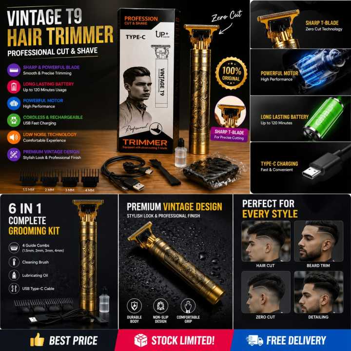 Vintage%20T9%20Hair%20Cutting%20Machine%20Hair%20Trimmer%20Electric%20Hair%20Clippers%20Shaver%20Beard%20Trimmer%20Men%20Hair%20Cutting%20T%20Style%20Machine%20Rechargeable%20Hair%20Trimmer%20-%20Image%202