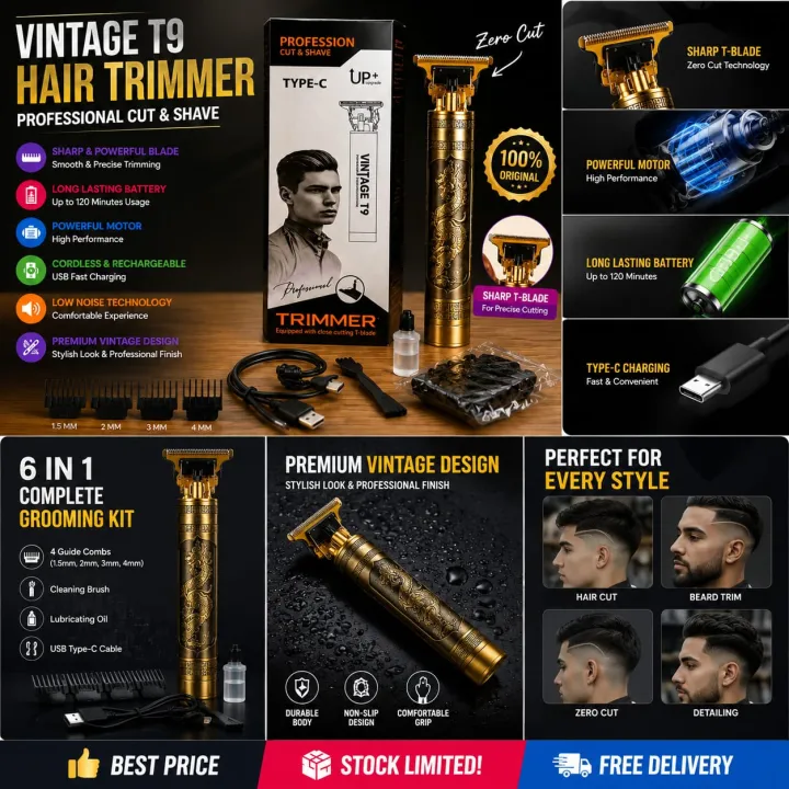 Vintage%20T9%20Hair%20Cutting%20Machine%20Hair%20Trimmer%20Electric%20Hair%20Clippers%20Shaver%20Beard%20Trimmer%20Men%20Hair%20Cutting%20T%20Style%20Machine%20Rechargeable%20Hair%20Trimmer%20by%20Next%20Gadget%20-%20Image%203