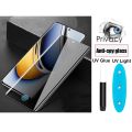For VIVO X100 Pro Privacy Tempered Glass UV Phone Screen Protector vivo X50 X60 X70 X80 X90 Pro Note Anti Spy Protective Film. 
