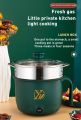 Multifunctional Non-stick Mini Rice Cooker Non-Coated Household Electric Cooker Electric Frying Pan. 