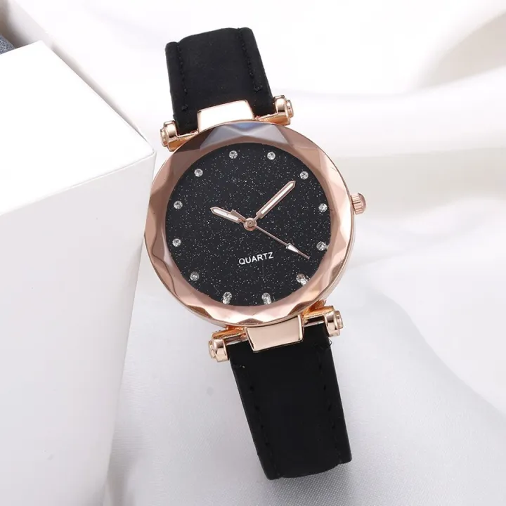 Luxury%20Women%20Watch%20Starry%20Sky%20Dial%20Leather%20Band%20Quartz%20Watch%20Wrist%20Watches%20Bracelet%20Set%20No%20Box%20reloj%20mujer%20-%20Image%204