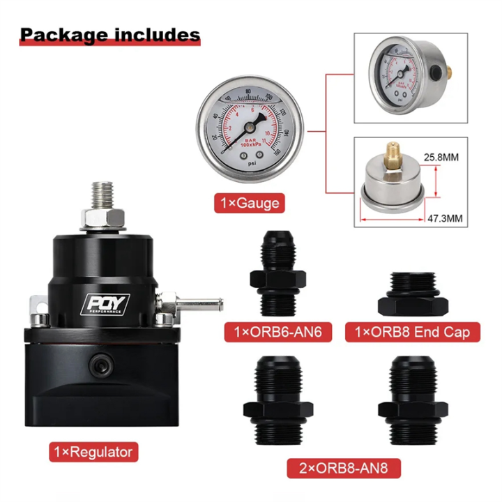 Fuel%20Inject%20Regulator%20With%20Boost%20Gauge%20High%20Pressure%208AN%20BLACK%20-%20Image%204