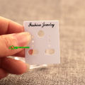 50 pcs x Earring Display Cards (3x3.5cm) Earrings Holder Jewelry Plastic Display Card. 