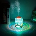 1pc Colorful Might Light Crystal Ball Humidifier, Crystal Ball Portable Mist Humidifier,Household Small Heavy Fog Air Humidifier. 