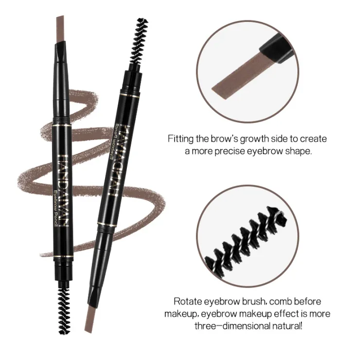 HANDAIYAN%20Double%20Headed%20Eyebrow%20Pencil%20Automatic%20Rotating%20%20Long%20Lasting%20Natural%20Waterproof%20Triangle%20Eyebrow%20Pen%20Make%20Up%20-%20Image%203
