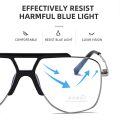 RBENN BRAND DESIGN 2021 New Anti Blue Light Glasses Men Women Fashion Metal Frame Blue Light Blocking Computer Eyeglasses UV400. 