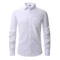 Men Spring Summer US Size Formal Dress Shirt Boys Oversize Orange Green Long Sleeve Casual Button Single Breasted Shirt Xxxl.