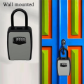 Key Safe Box Wall Mounted Key Lock Safe Box 4 Digit Combination Key Box Code Key Security Box Key Safe Storage Box. 