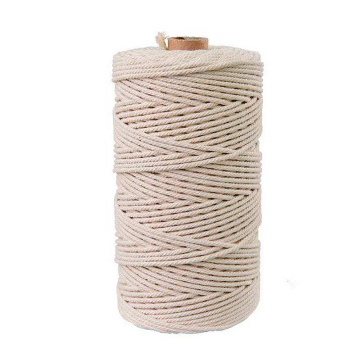 JAERBEE Natural 3mm Rope 100M Rope for Gardening Plant Stand Gift Packaging Bundle Handmade Home Decoration