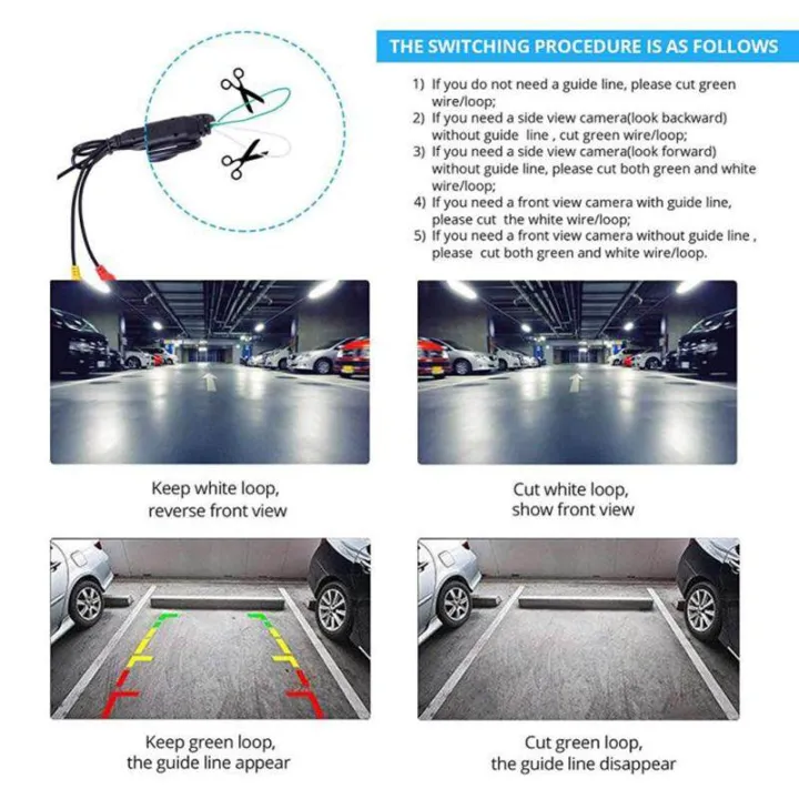 170%C2%B0%20CMOS%20Mini%20Color%20Reverse%20Backup%20Car%20Front%20Rear%20View%20Camera%20Kit%20Night%20Vision%20-%20Image%209