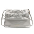 Ballet style bow armpit bag women's 2024 new large-capacity crossbody bag trendy foreign commuter tote bag.