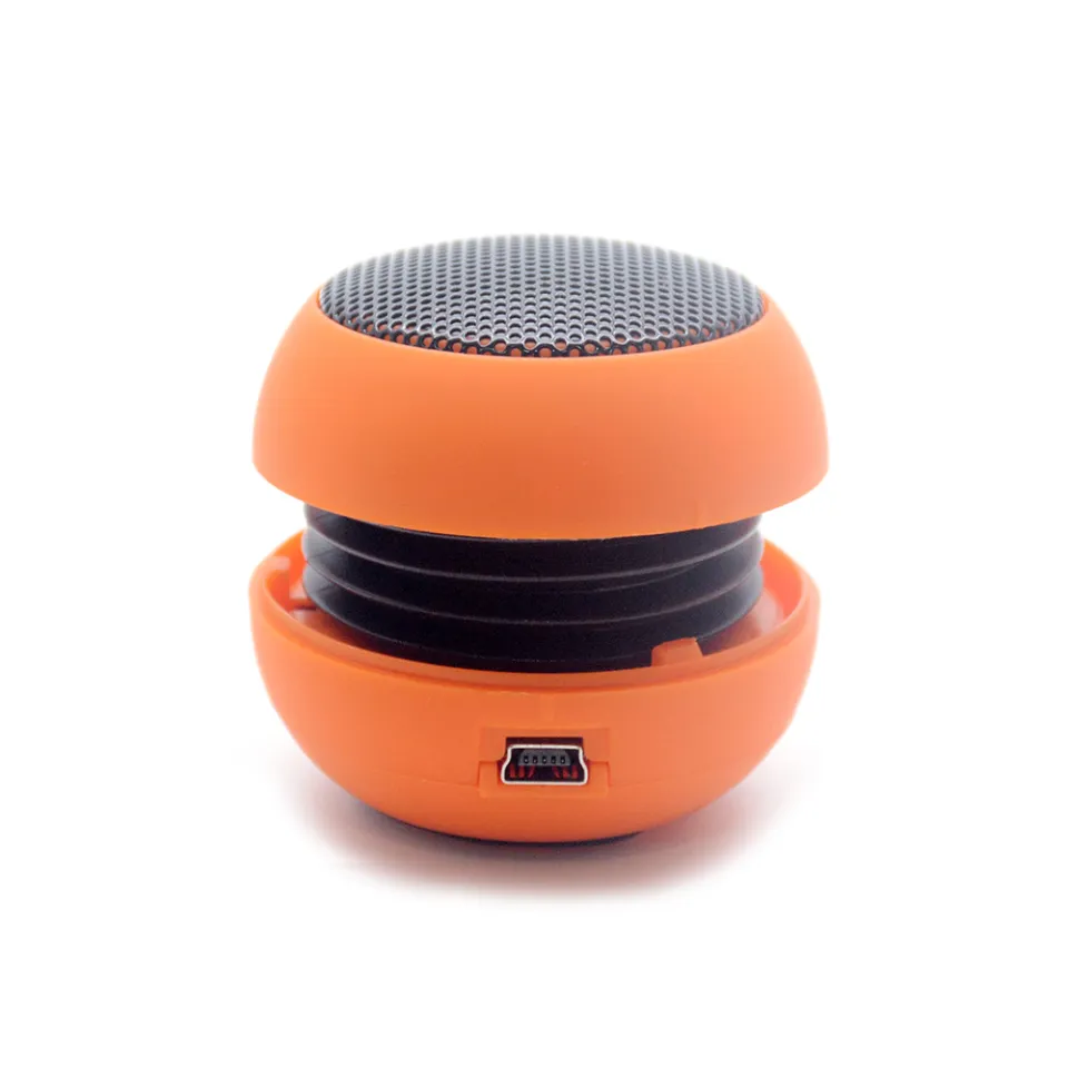 Hamburger Mini Speaker Mp3 Music Loudspeaker Player Outdoor
