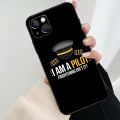 Aviation Aeroplane Pilot Cockpit Phone Case For iPhone 11 12 13 14 15 Pro XS Max Mini Cover For iPhone X XR 7 8 Plus Back Case. 