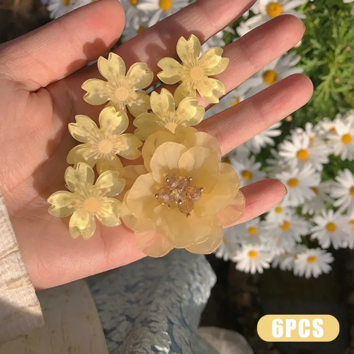 6pcs%20Summer%20Cute%20Cherry%20Blossom%20Resin%20Hair%20Clip%20Back%20Head%20Hairpin%20Princess%20Braid%20Hair%20Trim%20Clip%20Flower%20Clip%20For%20Women%20Girls%20Yao%20Store%20-%20Image%204
