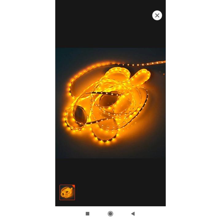 12 volt led strip light yellow 3 feet