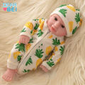 Newborn Simulation Doll Toy Baby Soft Rubber Little Girl Doll Doll PVC Doll Toy TikTok Supply. 