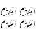 4X USB Call Center Headset with Noise Cancelling Mic Monaural Headphone for PC Home Office Phone Service Plug and Play. 