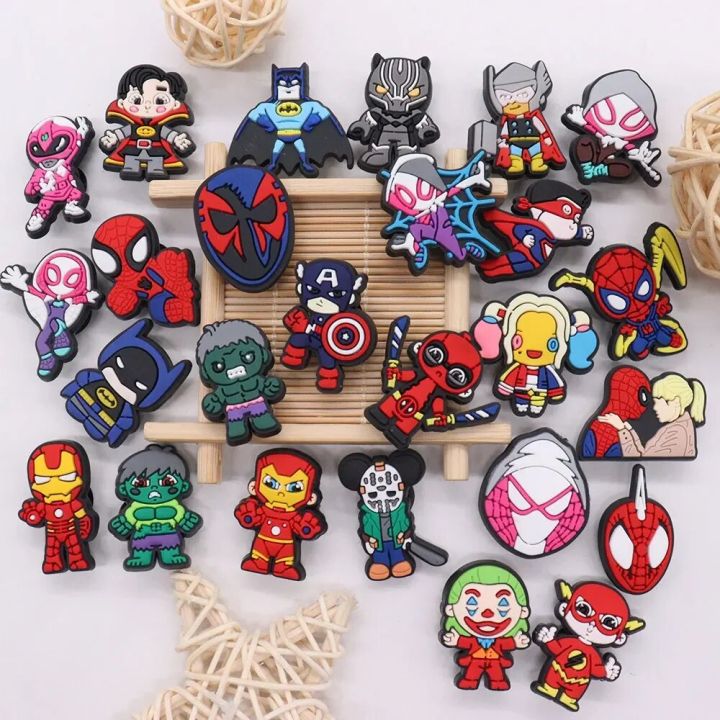 1PCS%20Anime%20Disney%20Series%20Marvel%20Heros%20Avengers%20Spider%20Man%20PVC%20Shoe%20Buckle%20Charms%20Accessories%20DIY%20Shoes%20Decoration%20Clog%20Boys%20Gift%20-%20Image%204