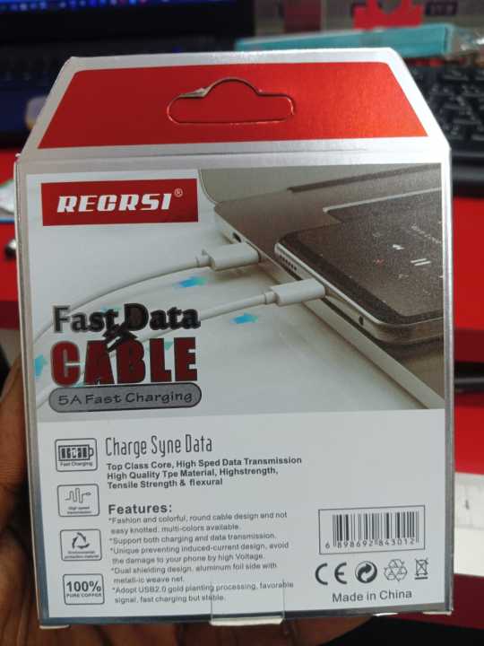 Recrsi%20Micro%20USB%20Cable%20Super%20Fast%20Charging%20And%20Data%20Transfer%20With%205A%20Cable%20%20Type%20B%20-%20Image%202
