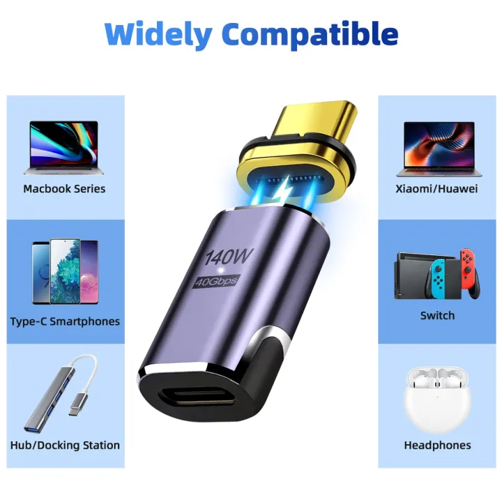 140W%20USB4.0%2040Gbps%20Thunderbolt3%20Magnetic%20Type-C%20OTG%20USB%20C%20To%20USB-C%20Fast%20Charge%20Magnet%20Converter%20Cable%208K@60Hz%20USB%20Type%20C%20Adapter%20-%20Image%205