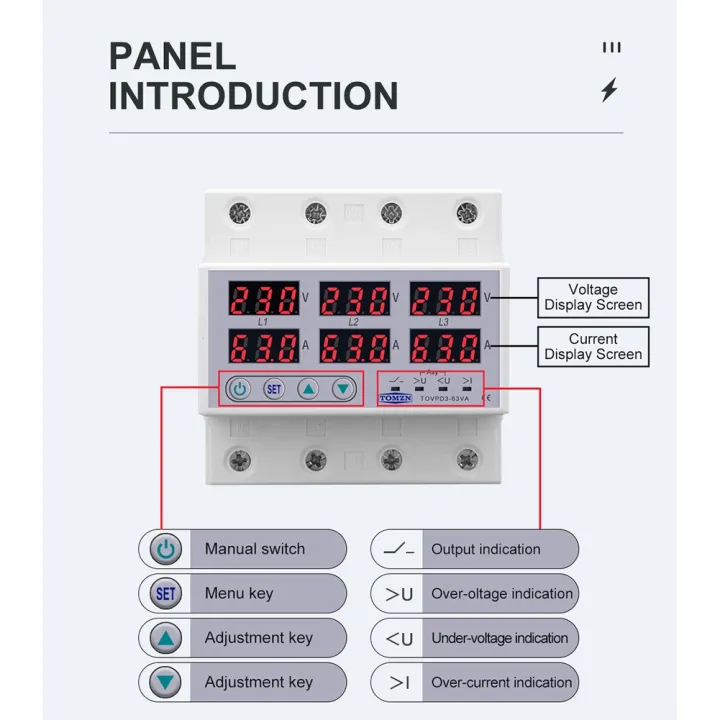 Din%20Rail%203%20Phase%20Voltage%20Relay%20380V%20Voltmeter%20Ammeter%20over%20and%20Under%20Voltage%20Monitor%20Relays%20Protector%20Adjust%20Current%2063A%20-%20Image%203