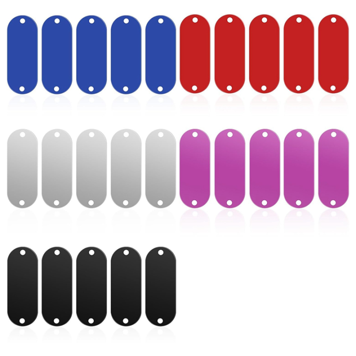 25 Pieces Aluminum Engraving Blanks Rectangle Laser Engraving