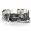 Thai Silver Retro Men's Open Ring Adjustable Men's Simple Ring Old Hammer Ring Podazz.